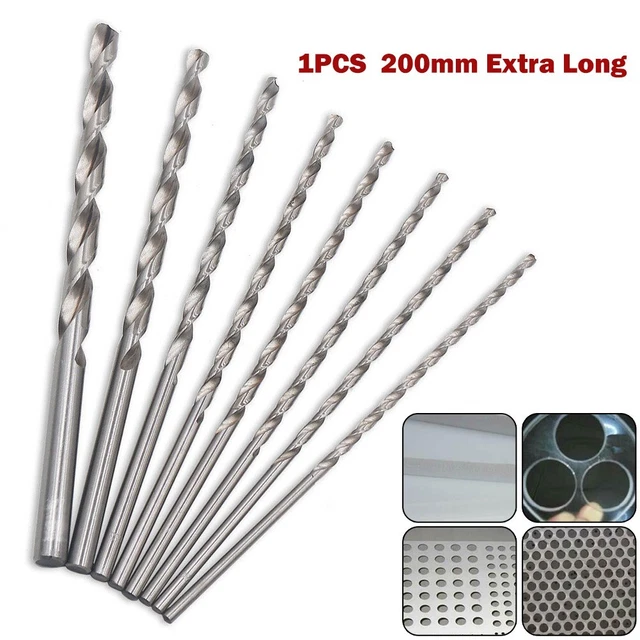 High Quality HSS Drill Bits for Precise Metal Drilling 2 10mm 200mm Long