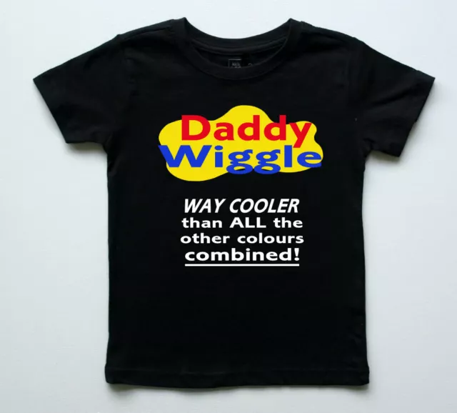 Wiggles Shirt Tshirt Daddy Mummy Wiggle Adult Costume Dressup Party Fathers Day