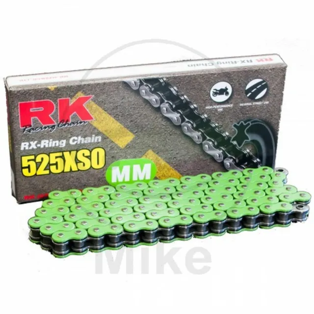 RK x-Ring Green 525XSO/108 Chain Rivet Kawasaki 636 ZX-6R Ninja 2002-2002