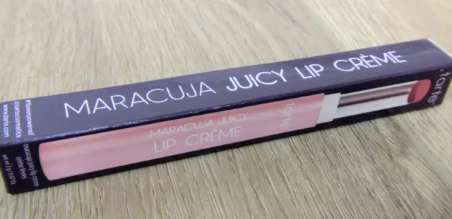 New Tarte Maracuja Juicy Lip Creme Cream .07 Oz Desert Rose Gloss Liner Stick