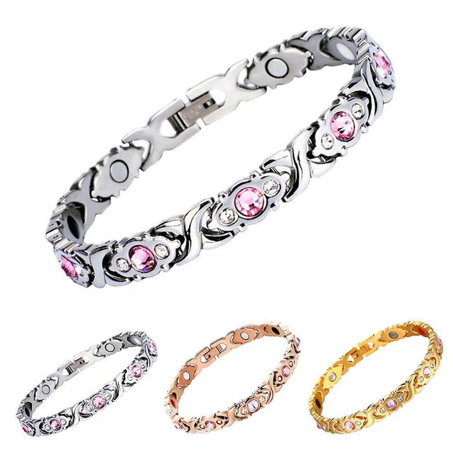 Hombre Damas Pulsera Terapia Magnética Pérdida de Peso Artritis Salud Alivio del Dolor