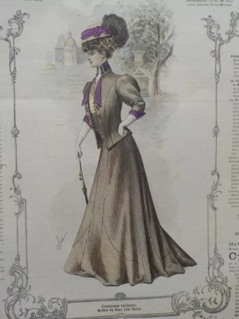 JUGENDSTIL und MODE aus Paris: La Mode Illustrée. 14-1907