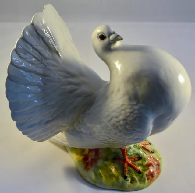 Sehr seltene Beswick Fantail Taube # 1614 hergestellt 1959 - 1969 nur Vogel