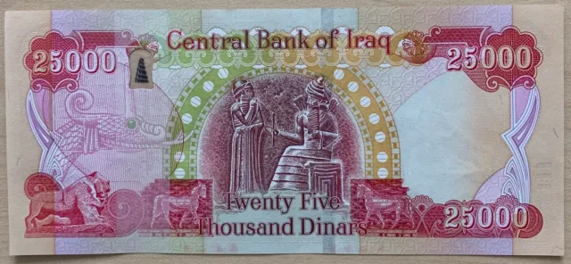 100,000 New Iraqi Dinar - 2020 - 4 x 25,000 IQD - 1/10 Million in Iraq Money !! 2