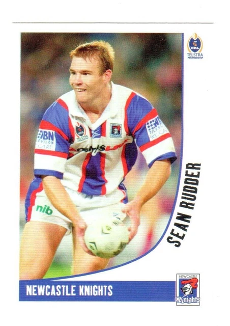 NEWCASTLE KNIGHTS NRL 2003, Sean Rudder, card no.110, used, Daily ...