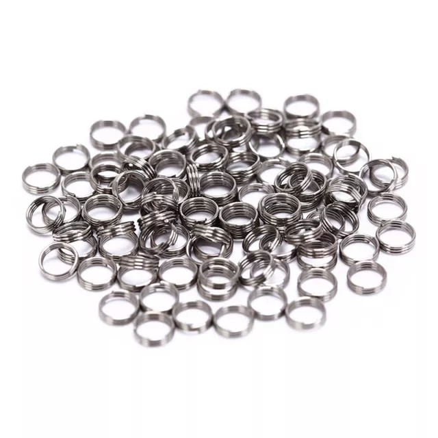100XProfessional Silver Dart Shaft Stainless Steel Rings,for Darts.NA
