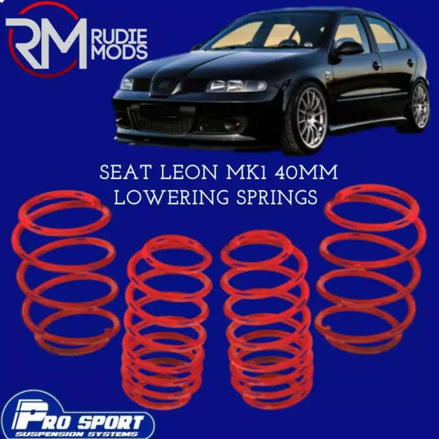 ProSport 40 mm Tieferlegungsfedern für Seat Leon Mk1 Vertragshändler 120627