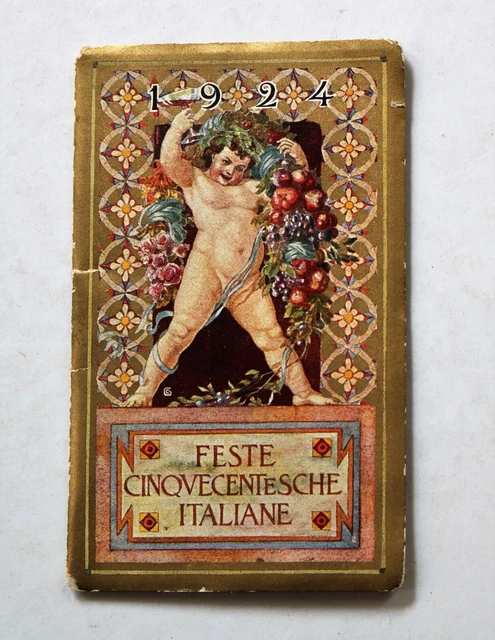 calendarietto 1924 Sirio Milano, FESTE CINQUECENTESCHE ITALIANE
