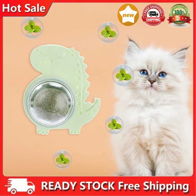 Dinosauro gatto caramelle deliziare snack menta gatto girevole giocattolo casa