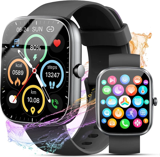 Smartwatch 1.85″ Con Chiamate Bluetooth 5.3 E Quadrante Personalizzabile – Per Uomo E Donna - 2