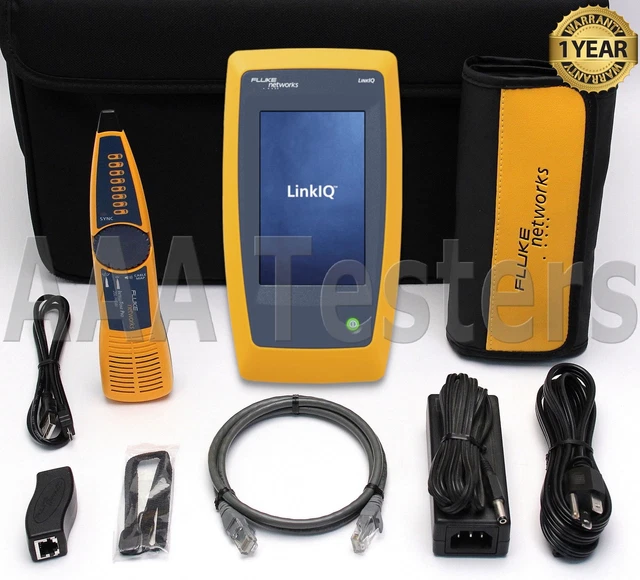 FLUKE NETWORKS LIQ-KIT LinkIQ Tester & Intellitone Pro 200 Kabel ...