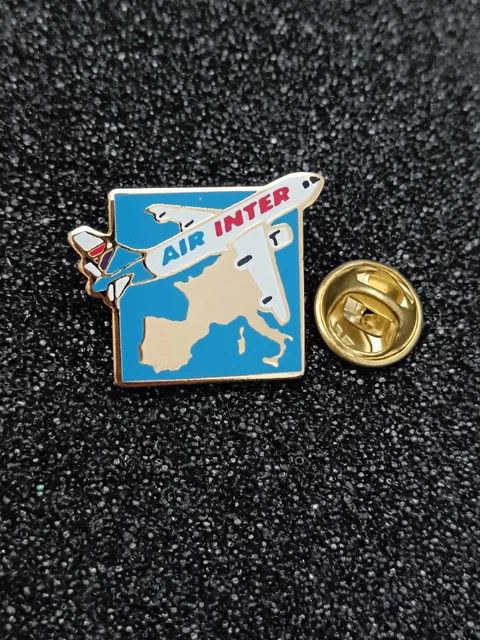 Pin's Air Inter – Compagnie Française Aviation – Émail 59 Société