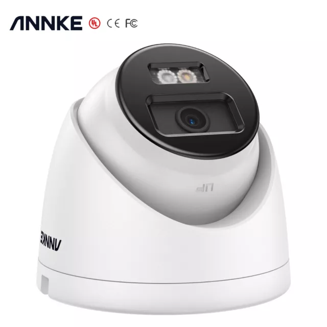 ANNKE 8MP 4K POE AI IP Überwachungskamera Außen Farbnachtsicht Mit Audio H.265+