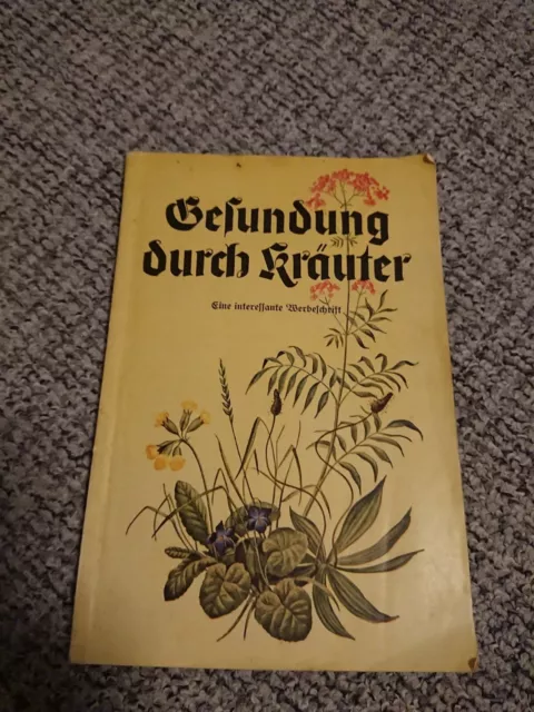 Gesundung durch Kräuter, Eine interressante Werbeschrift, Heumann