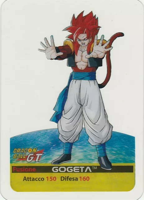 G09 Crystal Chard Card Goku - Vegeta - Gogeta Super Saiyan 4 Dragon Ball GT  - Dragon Ball Universal Collection Trading Cards Pan