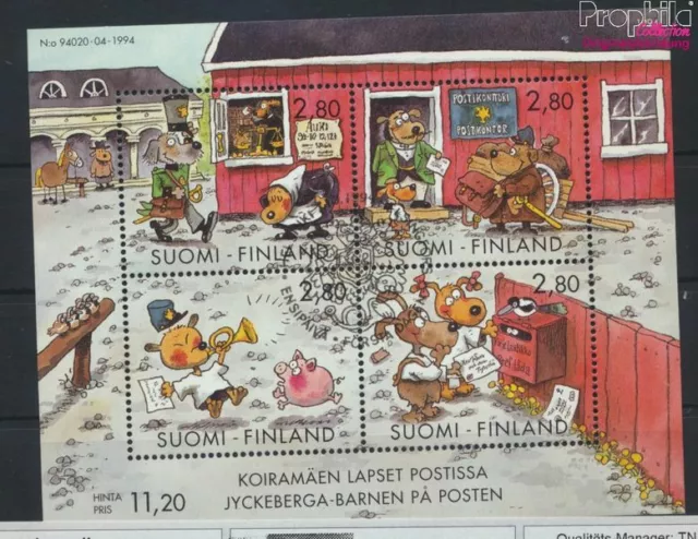 Finland block14 (complete issue) fine used / cancelled 1994 Comics (9700987