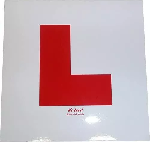 A Pair Of Stick On L Plates.