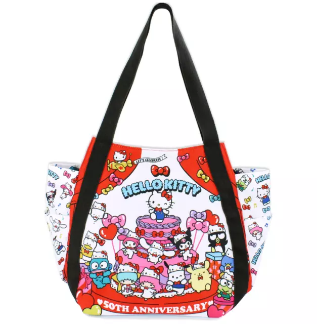 Lelotte Hello Kitty 50th Anniversary Tote Bag Large Capacity Sanrio NEW JAPAN