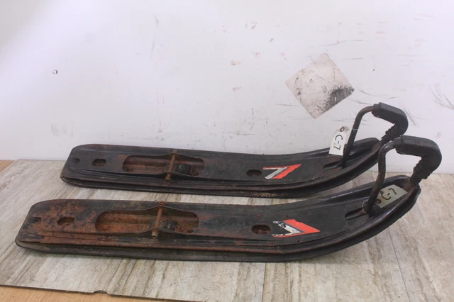 1991 YAMAHA VENTURE 480 Left & Right Skis -Metal - PAIR