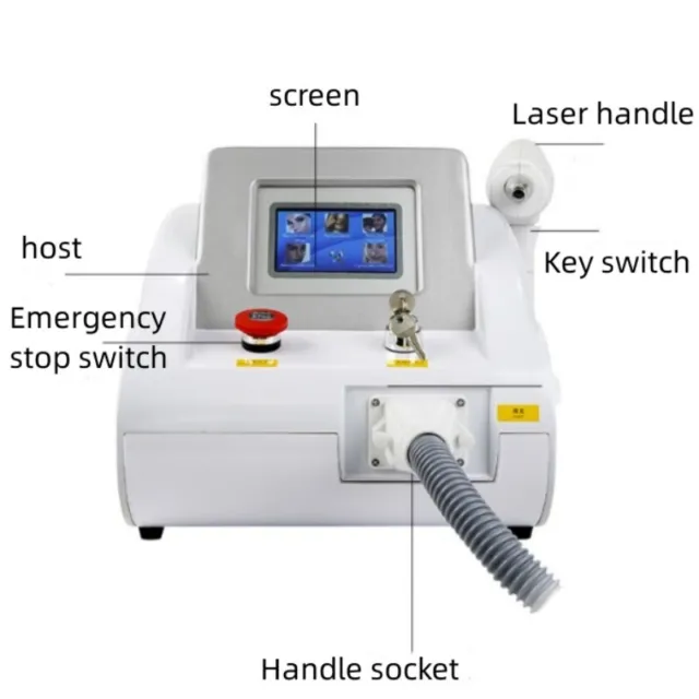 532-1064nm Laser Sopracciglia Sistema di Rimozione del Tatuaggio del Laser Macch 2