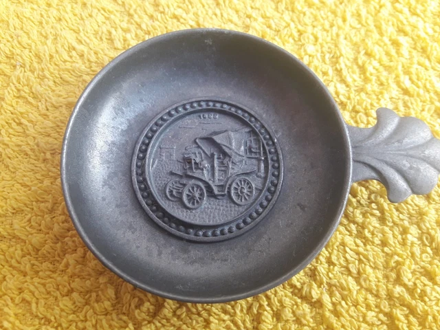 ANCIENNE TASTE-VIN EN étain Suze Liqueur du 4e groupe Publicité Vieille voiture EUR 15,74 - FR
