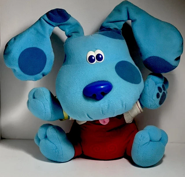 BLUES CLUES ALL Ears Blue Vintage Puppy Dog Fisher Price 2000 Toy ...