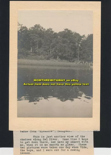 1920s Photo Massachusetts Cape Cod Eel River West Bay 2