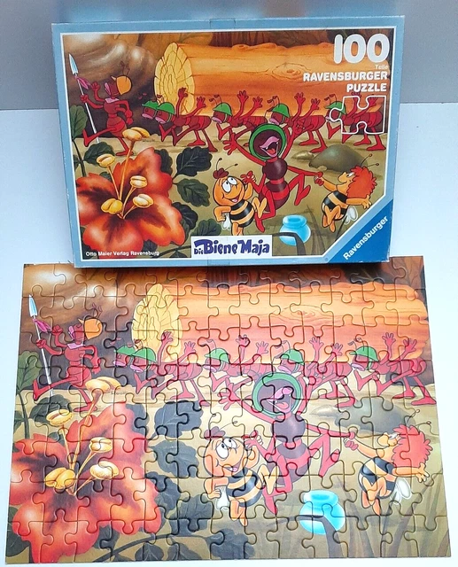 RAR + KOMPLETT: 100 Teile Puzzle Ravensburger Die Biene Maja Ameisen ...