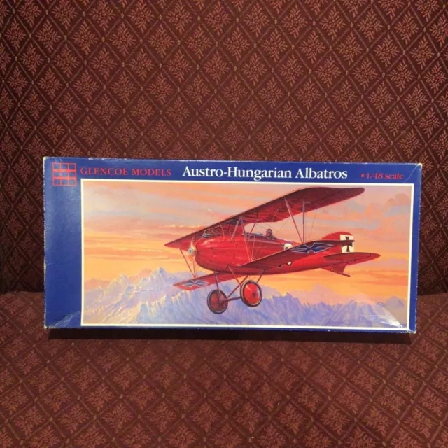 GLENCOE AUSTRO-HUNGARIAN ALBATROS WW1 Airplane 1:48 Scale Model Kit ...