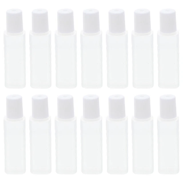 Solución de cuidado botella recipiente de plástico recipiente de plástico transparente White Pp