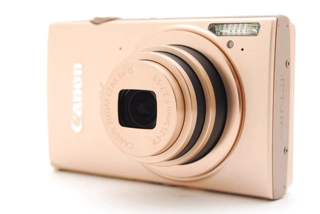[NEAR MINT In Box ] Canon Digital Camera IXY 430F Gold 16MP 5x zoom From JAPAN 2