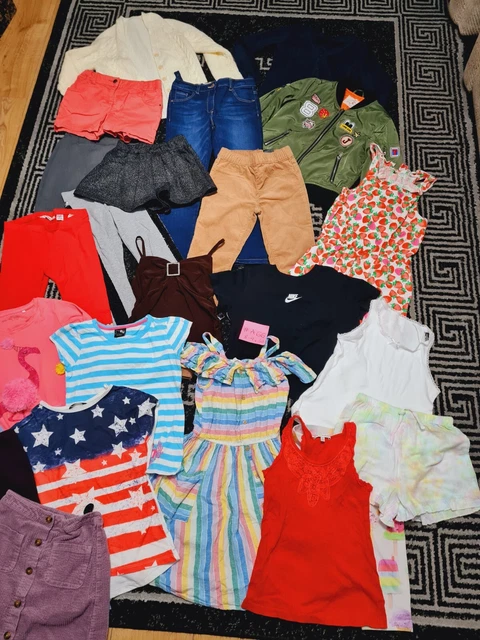 #A66 Enorme pacchetto di vestiti per ragazze 8-9 anni NEXT GEORGE RIVER TU M&S F&F PRIMAR