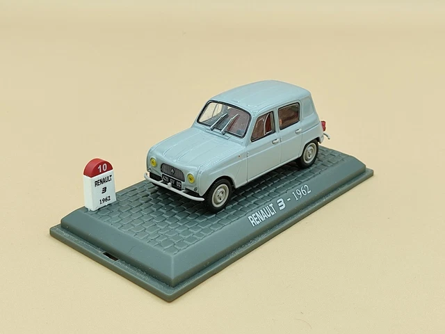 1/43 Renault 3 "4L" Gris 1962 UH Universal Hobbies M6 Interactions