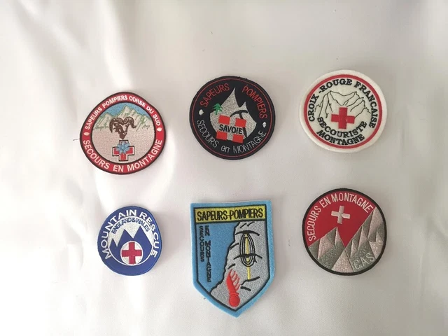 Écusson Tissu Patch Ski - Le Grand Mont Arêches 1080m - SK2206 - Suisse