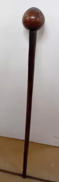 Early 20th Century African Zulu Hardwood War Club/Knobkerry