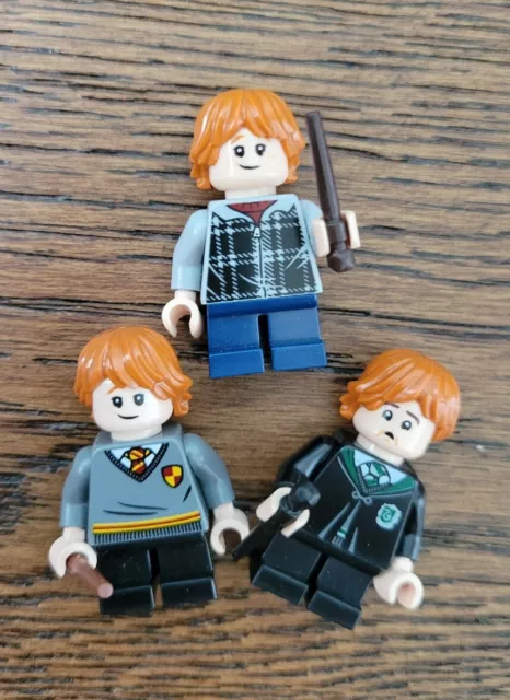 LEGO RON WEASLEY Authentic Harry Potter Minifigure Lot 3 Styles $11.96 ...