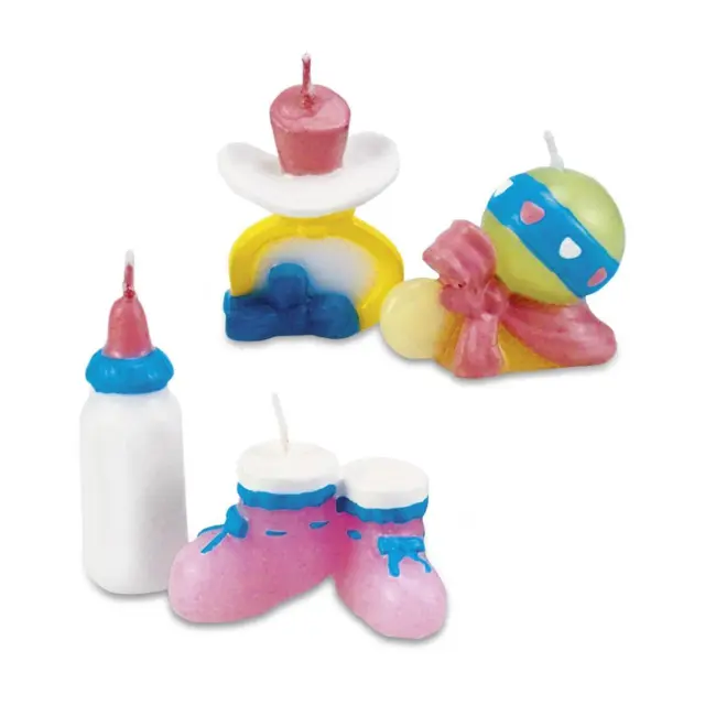 Kerzendekorationen Bebé Velas de Adorno Vela Fiesta Velas Babykerzen Städter