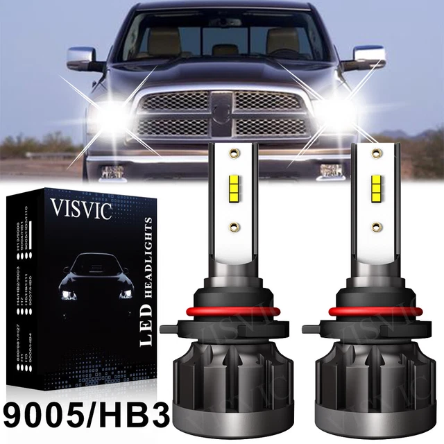 4-side 9005 HB3 LED Headlight Bulb High Beam Conversion  6000K 50000LM White