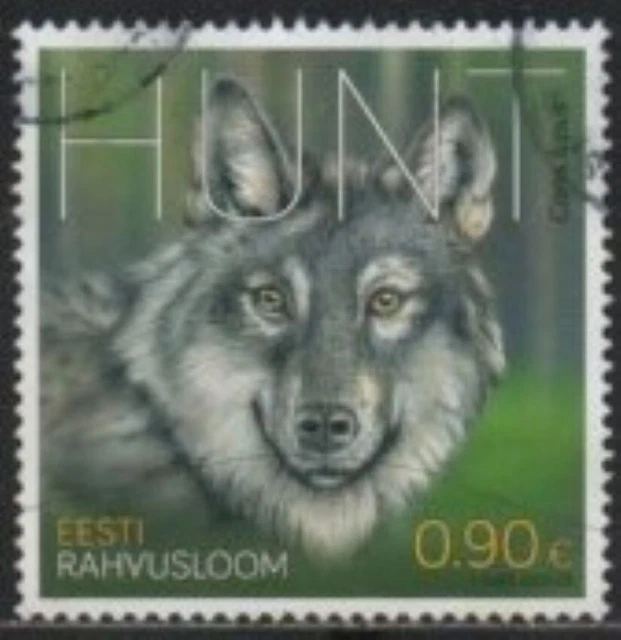 Estland 2021, Mi 1027 Wolf, gestempelt       (A 140)