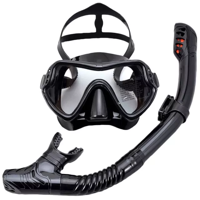 Professional Scuba Diving Masks Snorkeling Set  Anti-Fog Goggles Glasses New 2