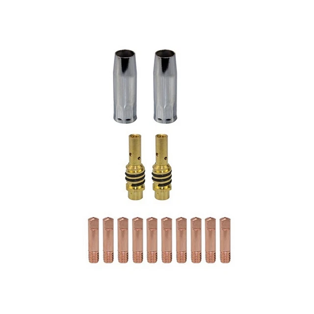 Ugello bruciatore saldatura 14 pezzi MB-15AK argon saldatura ad arco 1,0 mm ugello P3O6