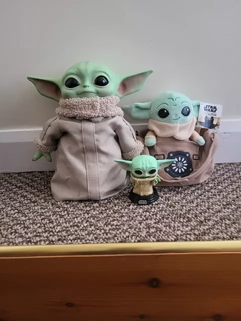 Baby Yoda Plush And Pop Figure Bundle