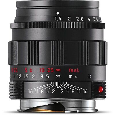 NEW $5195 Leica 11688 SUMMILUX-M 50mm f/1.4 ASPH Lens Black Chrome Made Germany