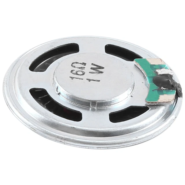 Altoparlante Magnetico Da 36mm – 16 Ohm, 1W, Alloggiamento In Alluminio, Per Interni