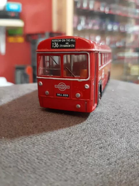 Efe Aec Rf Bus London Transport Route 136 Harrow On The Hill 1/76 23320B Unboxed