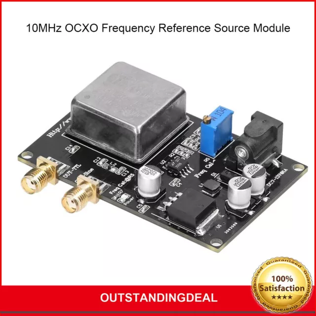 10MHz OCXO Frequency Reference Source Module Sine Square Wave Frequency Trimming