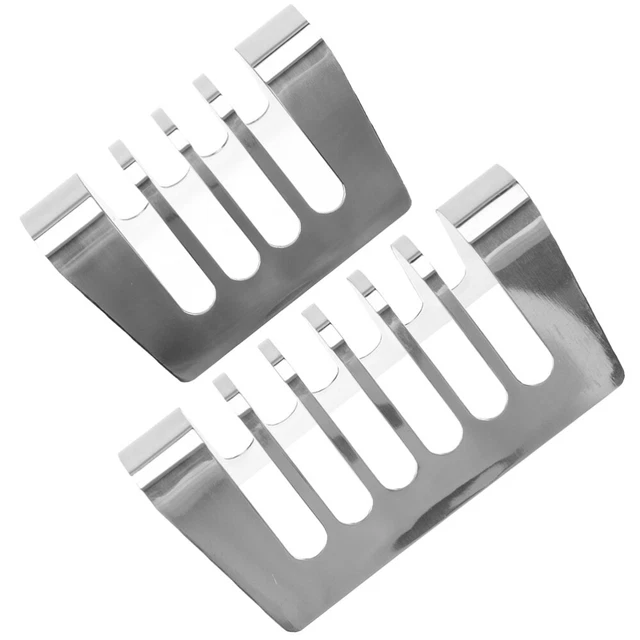 2 pz rack toast domestico acciaio inox pane rack desktop toast supporto accessori cucina