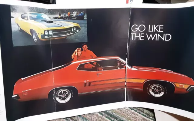 1970 Ford Torino Cobra and Torino GT Original Print Ad Color
