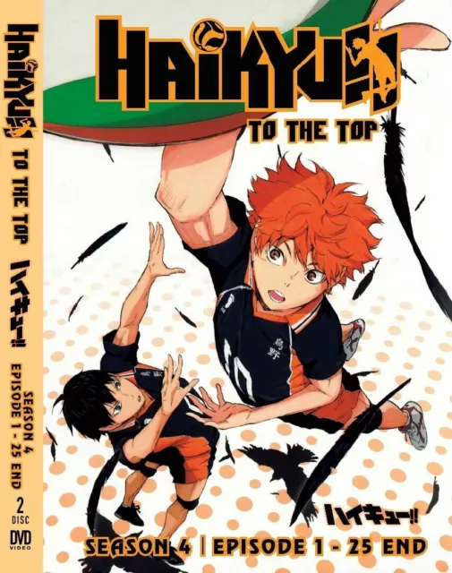 Haikyu!! Haikyuu!! Complete Season 1 - 4 Eps 1 - 85 + 2 OVAs + 4 Movies DVD  Box