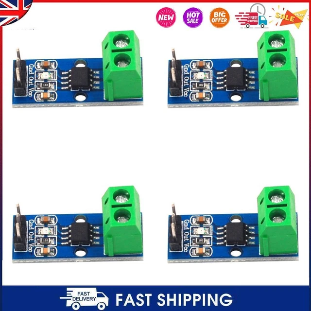 5A/20A/30A RANGE HALL Effect Current Sensor Module ACS7125A (5A) C- £5. ...